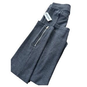 NWT Old Navy girls leggings w/zipper detail on the ankles—size 8